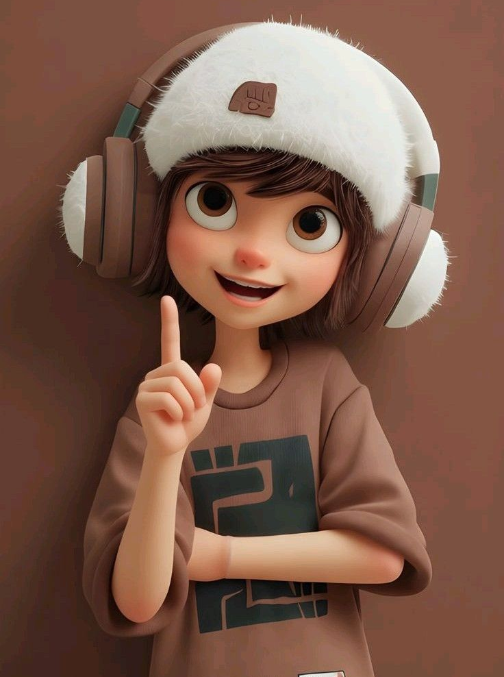 Student wearing headphones